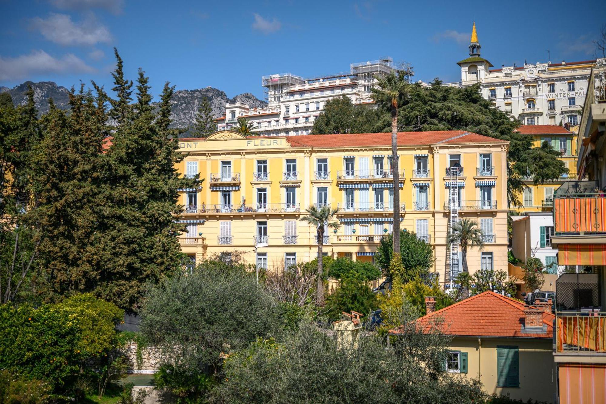'L'Alicante Proche' Gare, Terrasse, Vue Mer Menton Buitenkant foto